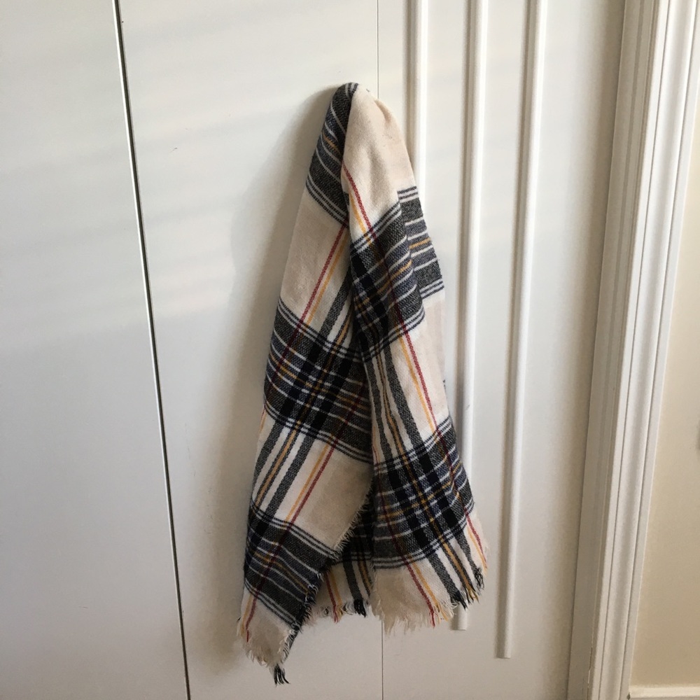 Plaid Blanket Scarf